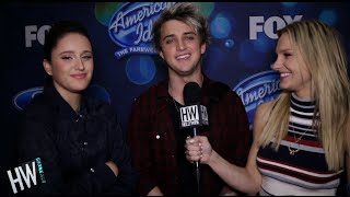 Dalton Rapattoni &amp; Avalon Young Gush Over Fifth Harmony! (AMERICAN IDOL 2016) | Hollywire