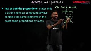 Law Of Constant Proportions || Atoms And Molecules Class 9th JEE-NEET Foundation