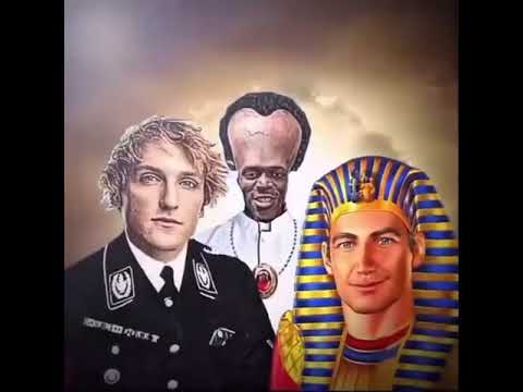 Logan Paul KSI and White Egyptian Pharaoh - Hyperborea Agartha Edit meme