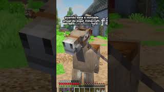 A vontade anual de jogar minecraft batendo na porta:  #lokolow #gaming #minecraft