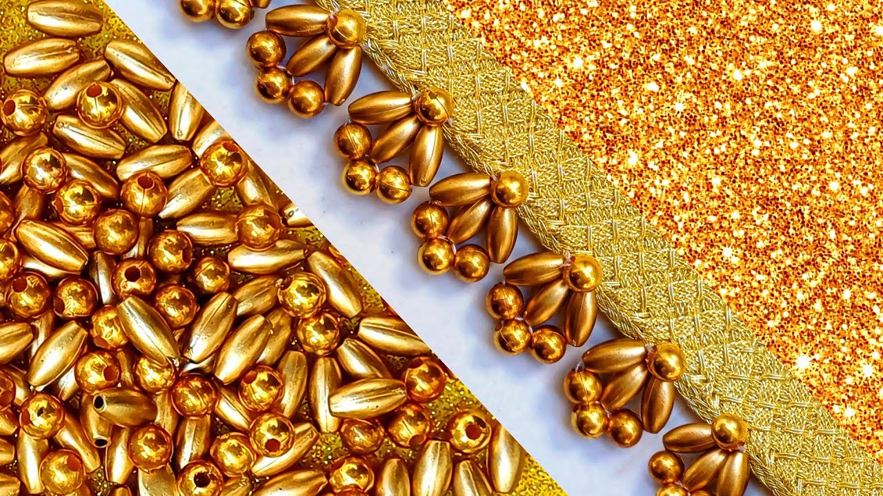 Tutorial on embroidery, suitable for the edge of a shawl#DIY💛⚘️💛