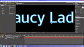 After Effects CS6 Tutorial - 112 - Saucy Ladies Part 2