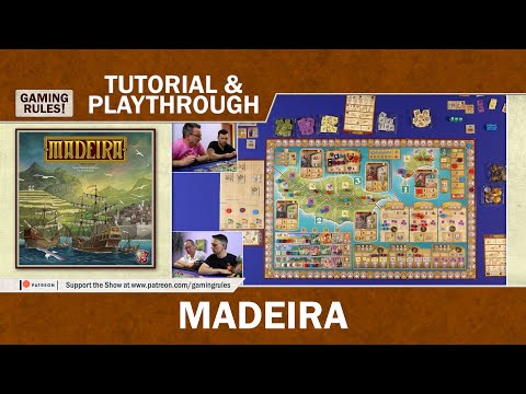 Madeira - Tutorial and Playthrough from Gaming Rules!