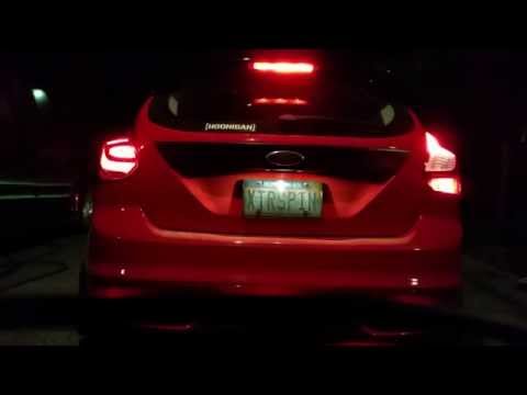 Ford Focus ST Hatchback Led Taillamp vs Stock OEM Tail