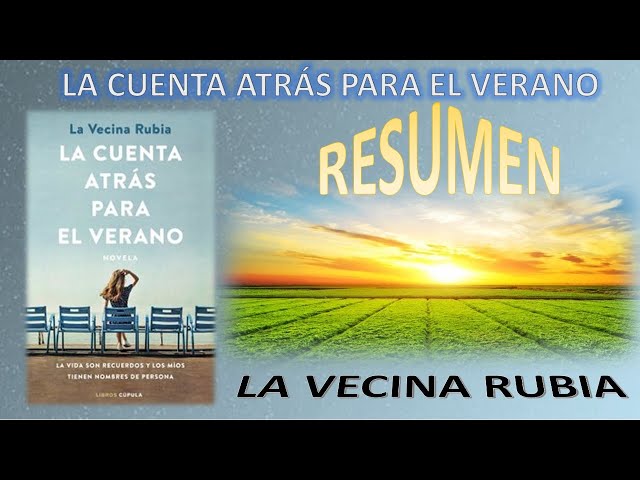 Vídeo relacionado con La cuenta atrás para el verano: La vida son recuerdos y los míos tienen nombres de persona (Novela) - Edición en Español: 1