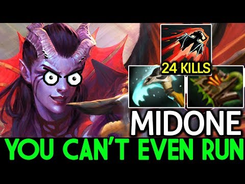 MidOne [Queen of Pain] You Can't Even Run 7.15 Dota 2
