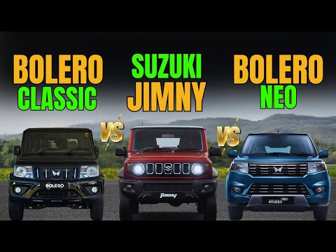 2025 Mahindra Bolero Facelift VS Suzuki Jimny VS Bolero Neo | Which is Best ? | Bolero vs Jimny