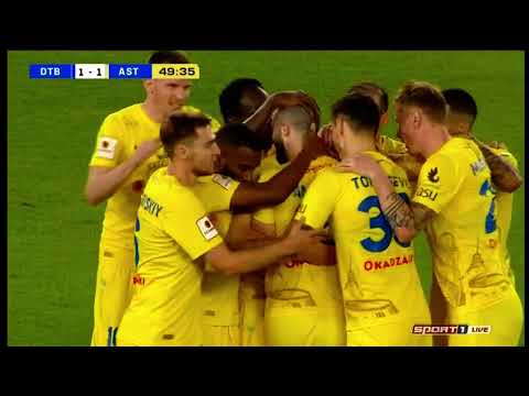 UEFA Champions League. A. Beysebekov goal (Dinamo Tbilisi 1:1 Astana)