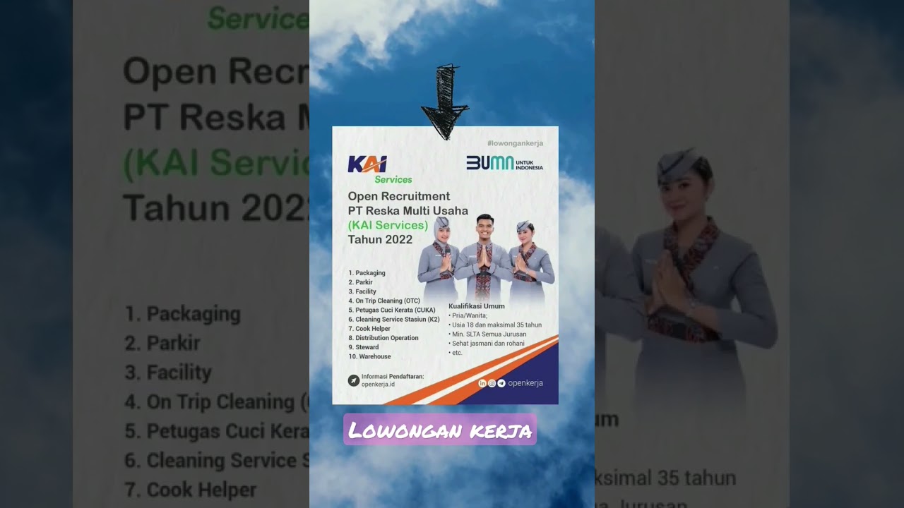 lowongan kerja PT.KAI#lowongankerjaindonesia #lowongankerjabumn #lowongankerja
