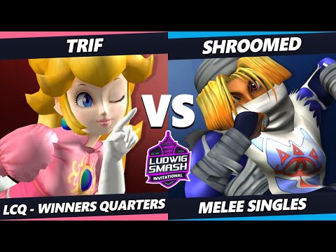 Ludwig Invitational - Shroomed (Sheik) Vs. Trif (Peach) SSBM Melee Tournament
