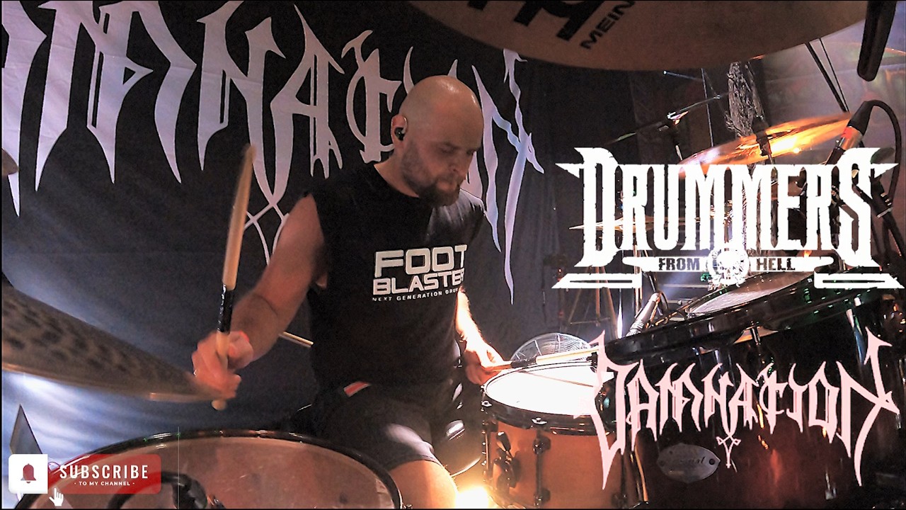 DAMNATION-Might Returns. Michał Łysejko. @CzarneRewiry Fest 2026 (Drum Cam)