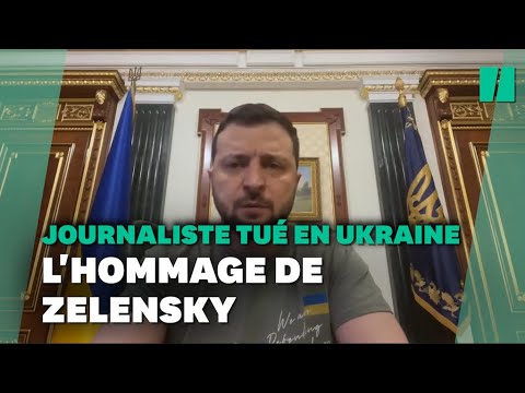 L'hommage du président ukrainien au journaliste français mort en Ukraine