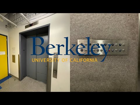 Slamming Doors! Dover Traction Elevator (Service) - Birge Hall - UCB in Berkeley, CA.
