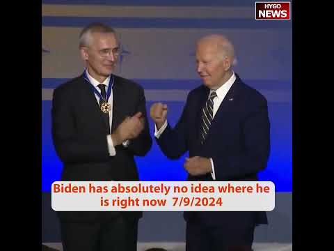 BIDEN: 5 aditinsthghga degeeens shystems! literally can't look away from teleprompter!