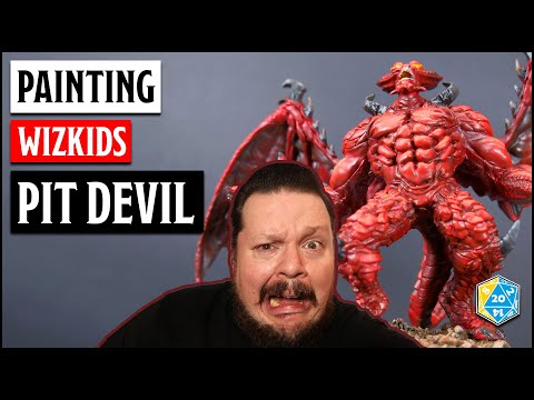 How to paint a Pit Devil | Pathfinder Battles Deep Cuts/Wizkids | Boxes of Shame