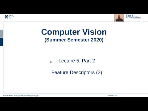 Feature Descriptors (Lecture 5, Part 2)