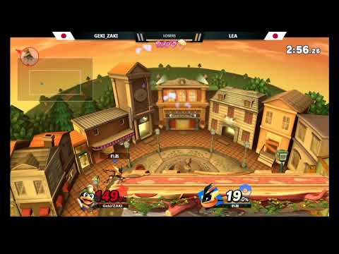 Japan Smash Ultimate Tournament   Geki   ZAKI DDD Vs  Lea Greninja Umebura SP2 SSBU Top 8 Losers