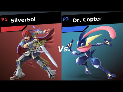 HASL SSBU - SilverSol (Roy) Vs. Dr. Copter (Greninja) Smash Ultimate