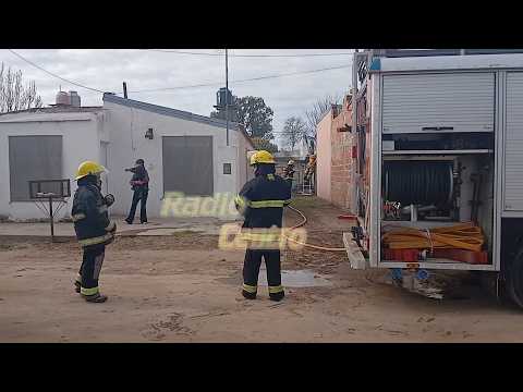 Villa Huidobro Cba. - Salida de bomberos