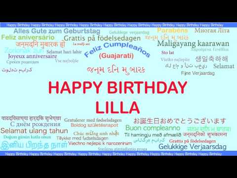 Lilla   Languages Idiomas - Happy Birthday