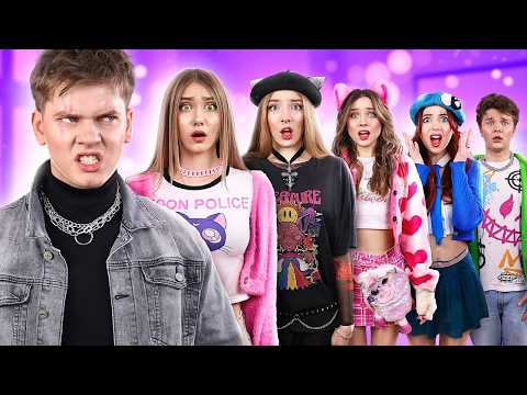 Wir kamen in eine neue Familie! Alt Girl, Soft Girl, Nerd und Böser Vater wurden eine Familie