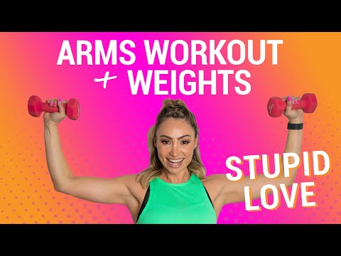 Lady Gaga "Stupid Love" | Arms Workout With Weights