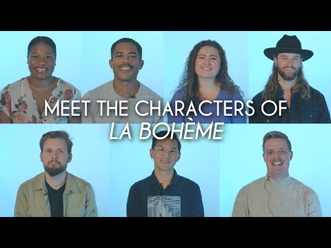 Meet the Characters of La Bohème