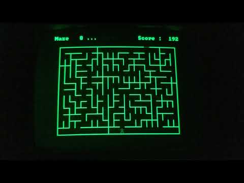 Dedale (1986) Dos Game Demo/Review (Unintentional ASMR?)
