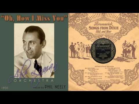 1931, Oh How I Miss You, In a Cafe On the Road To Calais, Abe Lyman Orch. HD 78rpm