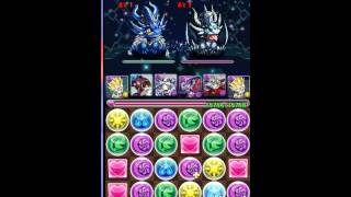 【パズドラ】天元の黒龍（ベジータパーティ）