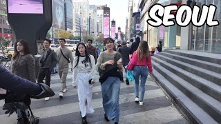 Download lagu Gangnam Street Walking Tour. Seoul City Korea 4k City Tour mp3