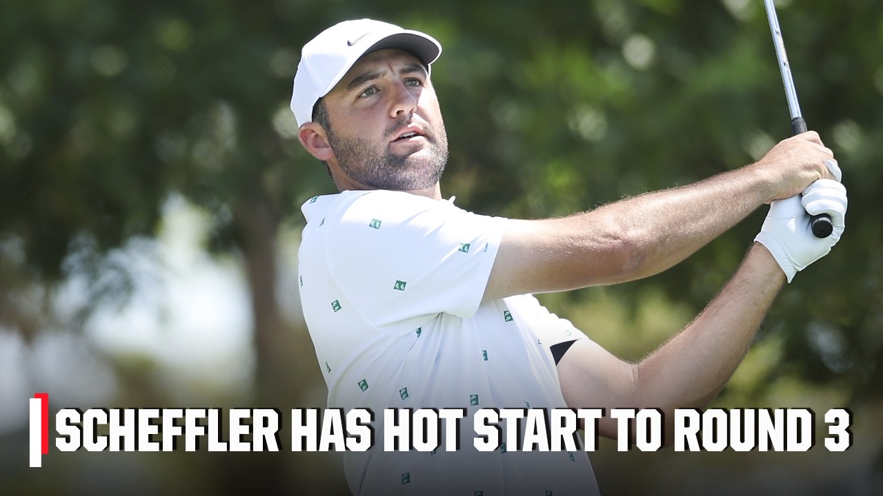 Scottie Scheffler shoots a 31 on the front 9 in Round 3 | 2026 Masters