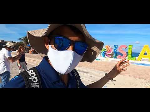 como llegar a las LETRAS DE ISLA MUJERES