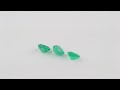 1345255 Lot of facet-cut Emeralds Zambia approx. 6.01 ctw (3) }}