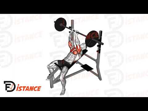 Exercice Développé couché incliné prise serrée