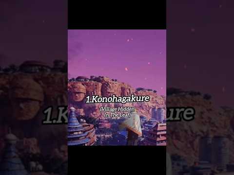 Top 5 strongest villages in naruto #naruto #viral #anime