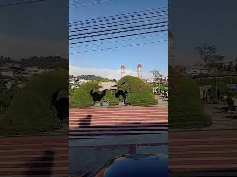 Parque de Zarcero, en la provincia de Alajuela, Costa Rica. Obra de arte natural.