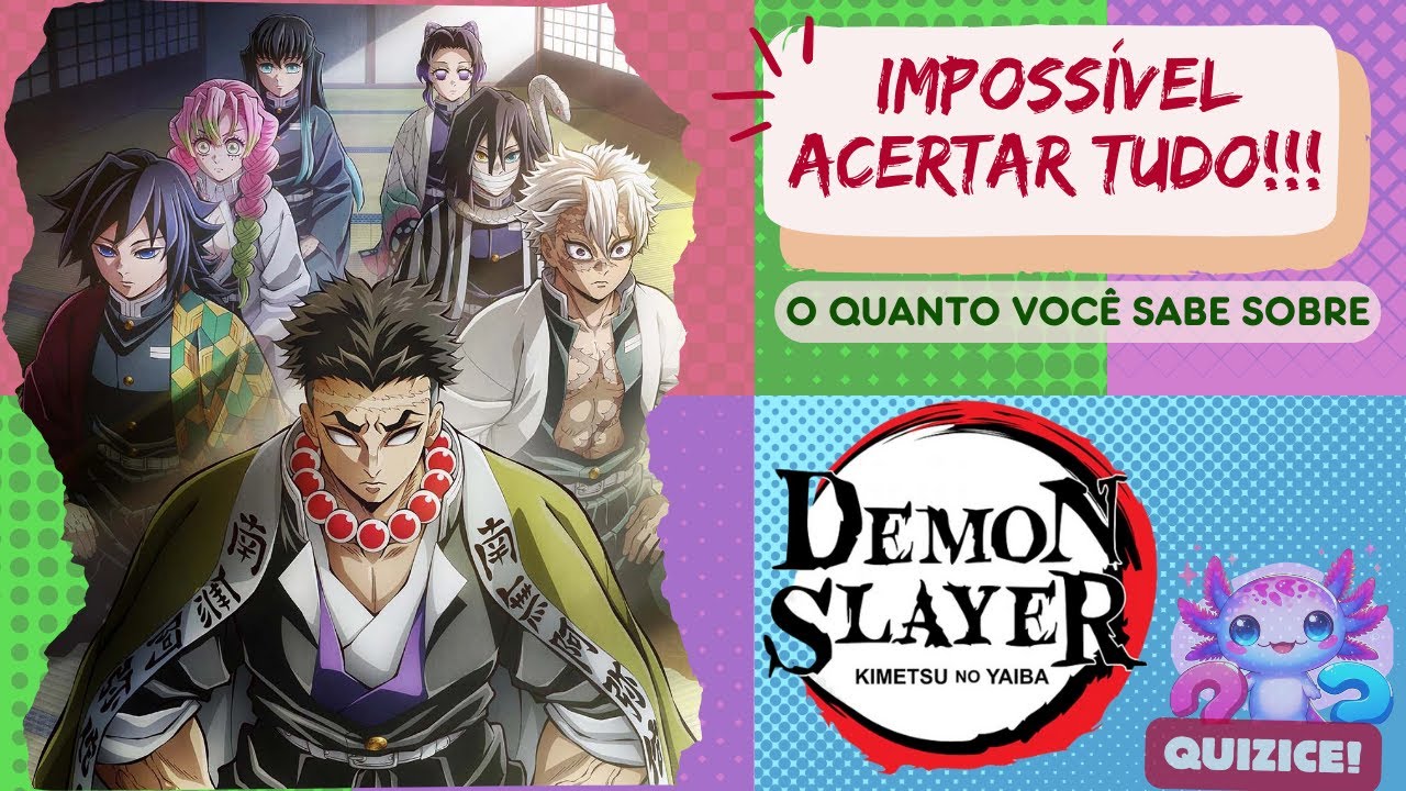 Impossível acertar todas e ser um Mestre de Demon Slayer! #demonslayer #tanjiro #nezuko