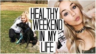 *Healthy* Weekend in my Life | stRIDE Meetings, Sunday Workouts, & Mall Trips
