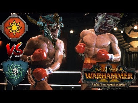 Lizardmen vs Vampire Coast | KROQY BALBOA  - Total War Warhammer 2