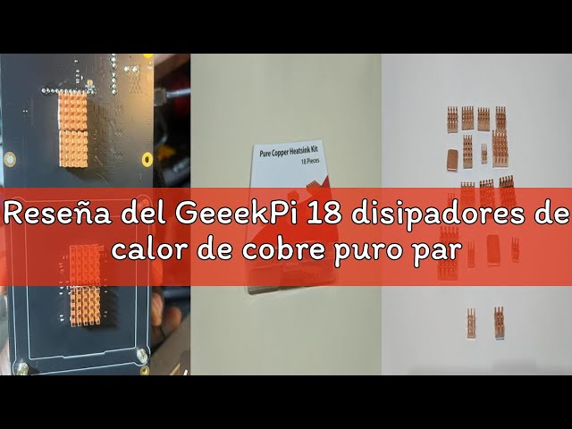 Vídeo relacionado con sourcing map Cobre Calor Disipador 6x6x3mm con Auto Adhesivo para IC Chipset Enfriador Paquete de 5