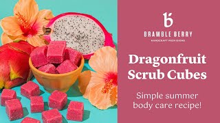 Anne-Marie Makes Dragonfruit Body Scrub Cubes 🌺🌞 Easy DIY Project for Smooth Summer Skin