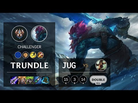 Trundle Jungle vs Nidalee - EUW Challenger Patch 10.4