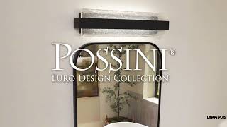 1_Watch A Video About the Possini Euro Cascadia Black Piastra Glass LED Bath Light