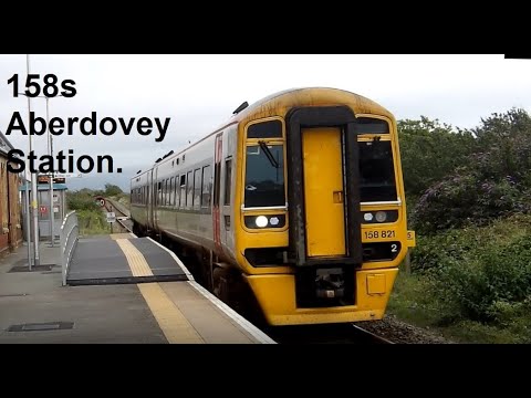 Aberdovey station on the Cambrian line, Mid Wales.