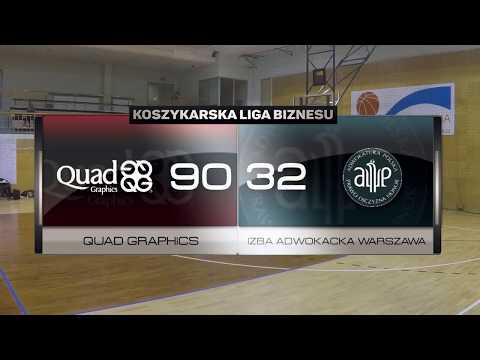 Quad Graphics vs Izba Adwokacka Warszawa - VI kolejka - Warszawa - Koszykarska Liga Biznesu