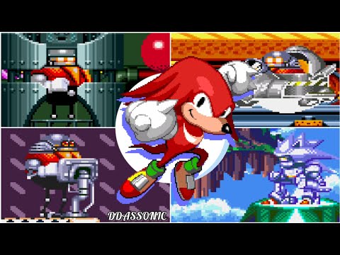 Super Knuckles Vs Sonic Trilogy All Bosses + 2 Delta New Bosses