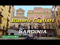 Historic Cagliari Castello District With Cathedral Sardinia Italy 4K