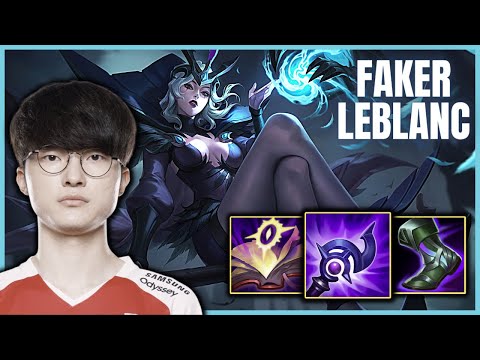 T1 FAKER EUW BOOTCAMP - FAKER LEBLANC VS RUMBLE MID - PATCH 11.19