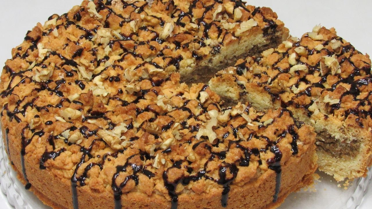 БЕЛОЧКА - Простой и понятный пирог к чаю! Вкусный пирог с орехами